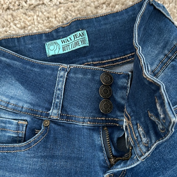 Wax Jeans “Butt, I love you” Stretchy Jeans - Picture 2 of 4